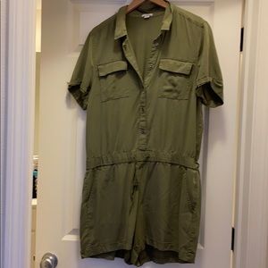 Olive green romper